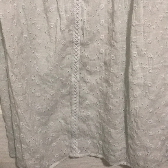 White Eyelet Patterned Tank from Maurices - Picture 3 of 10
